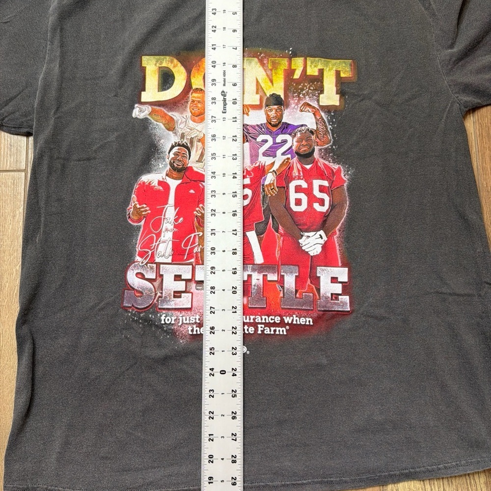 Kansas City Chiefs State Farm Limited Edition Shirt Patrick Mahomes XL Charcoal - Picture 6 of 9